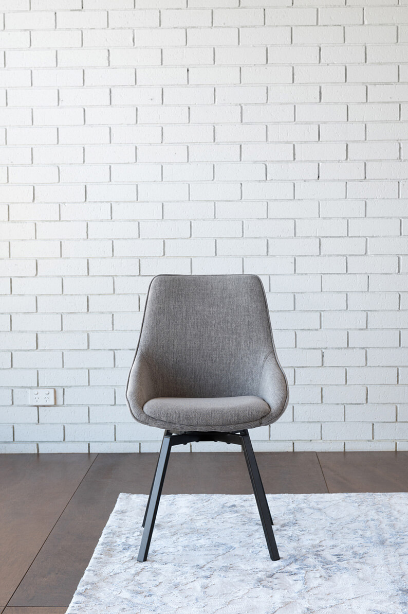 Haston Dining Chair Light Grey