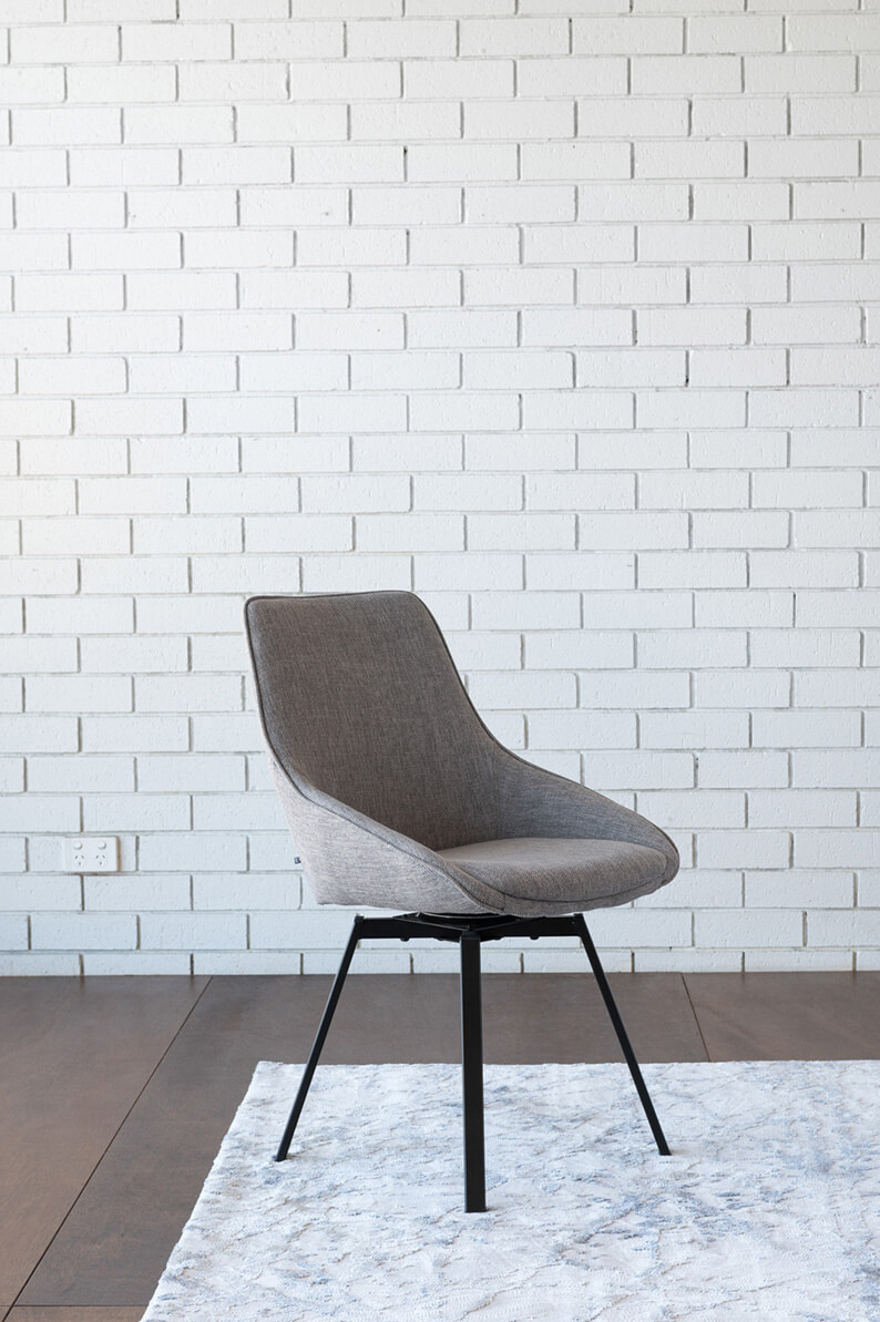 Haston Dining Chair Light Grey