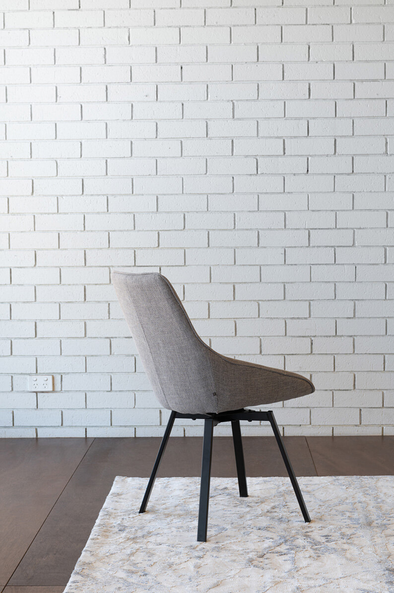 Haston Dining Chair Light Grey