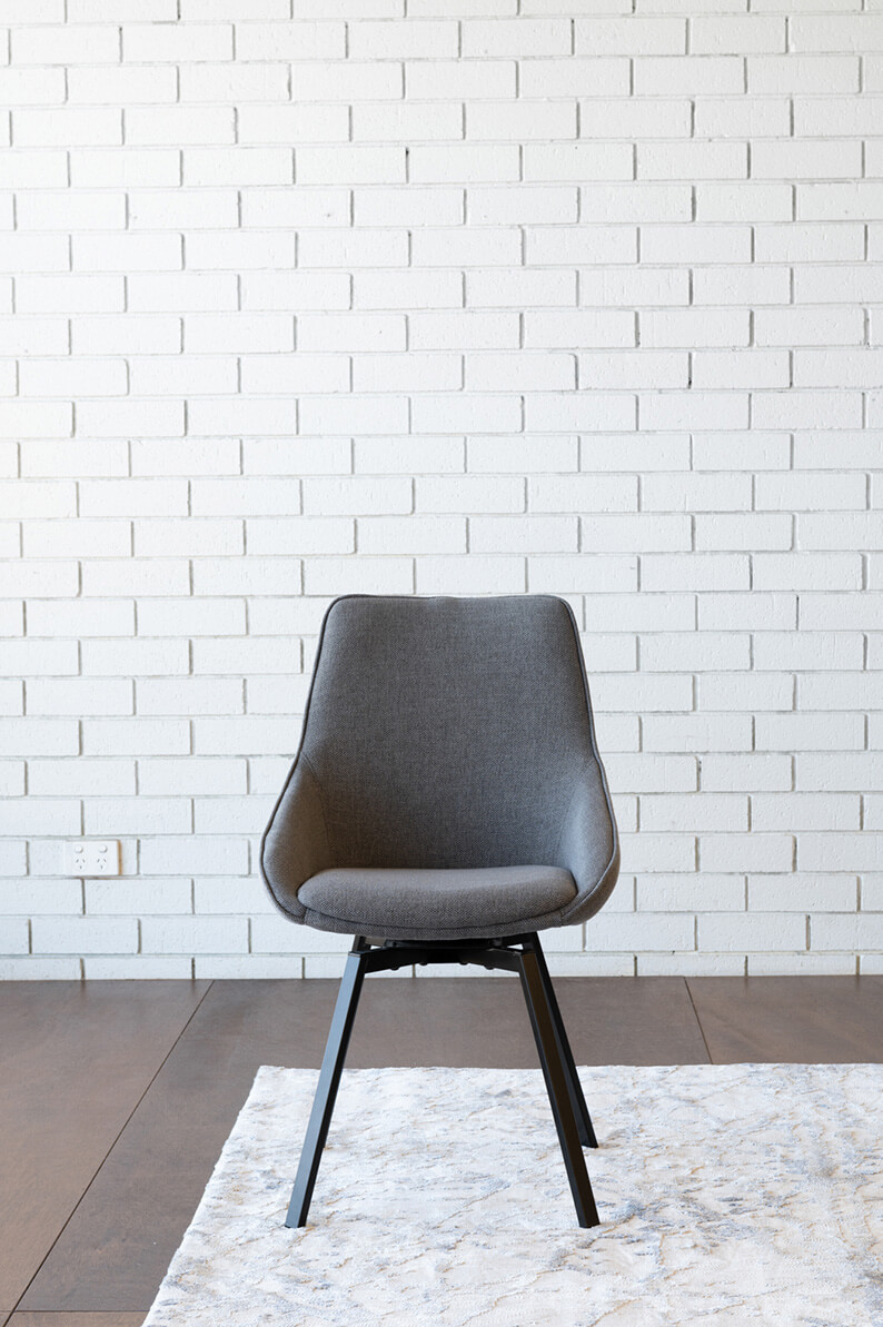 Haston Dining Chair Dark Grey