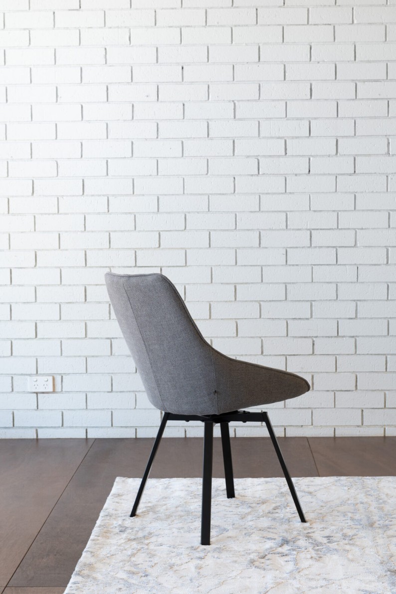 Haston Dining Chair Dark Grey