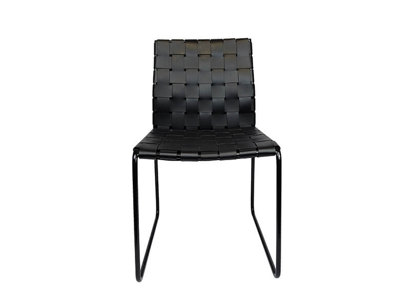Mesh Dining Chair Black