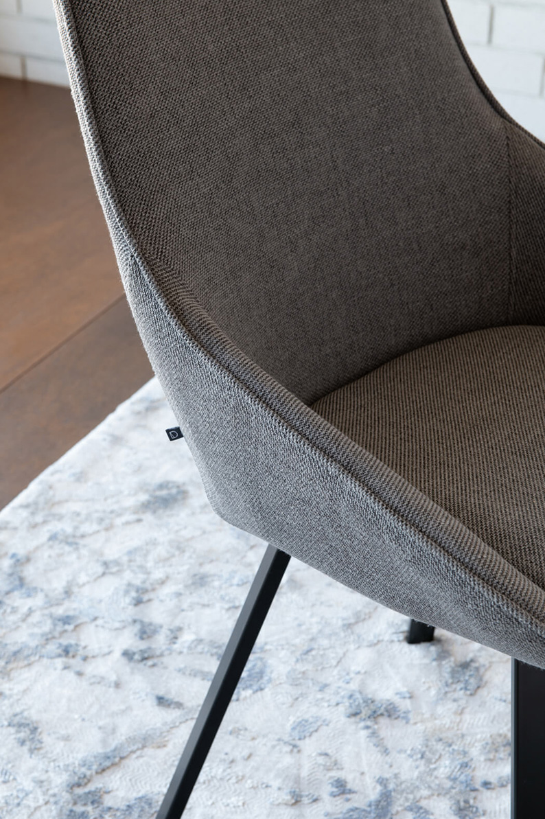 Haston Dining Chair Dark Grey