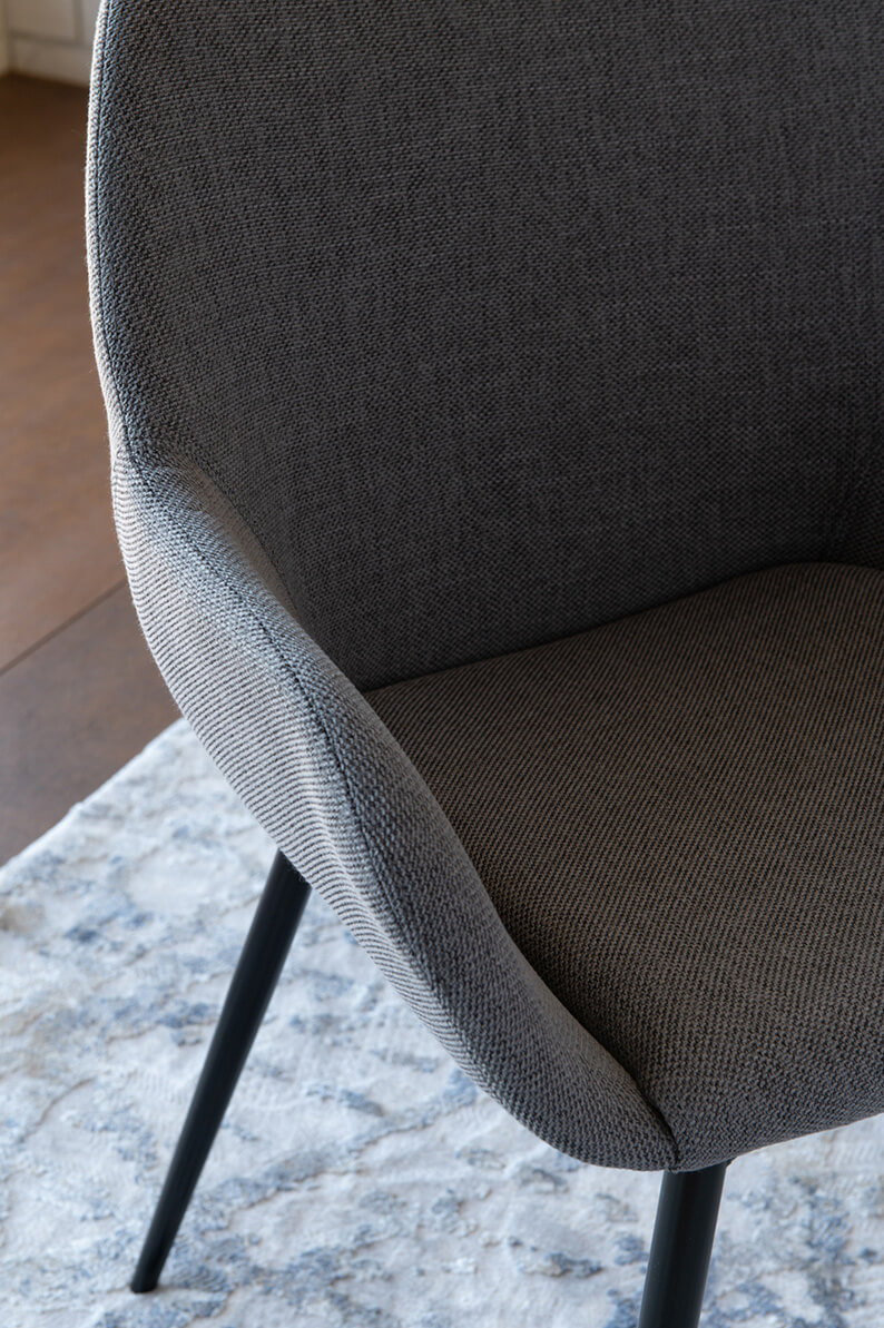 Konna Dining Chair Dark Grey