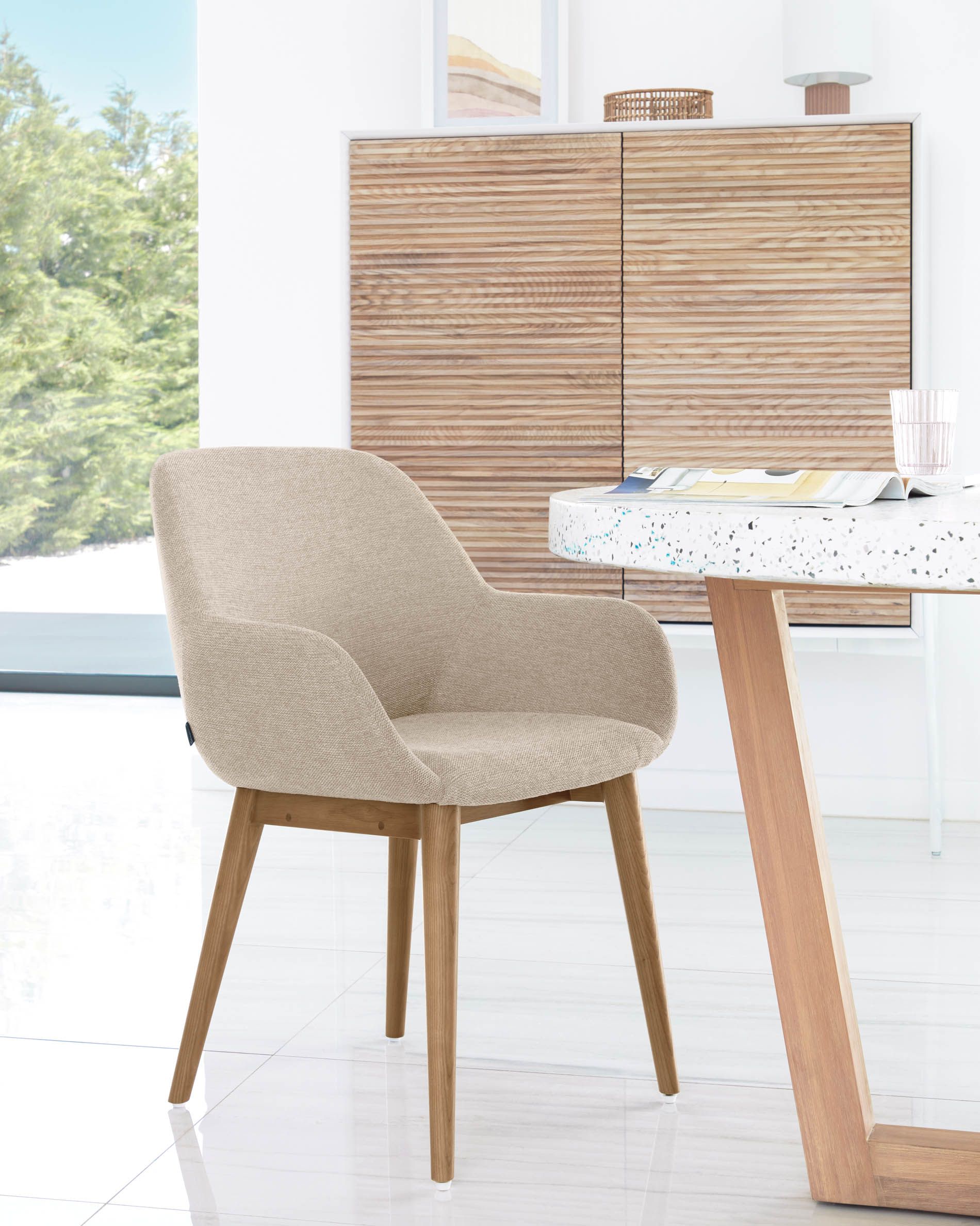 Konna Dining Chair Beige