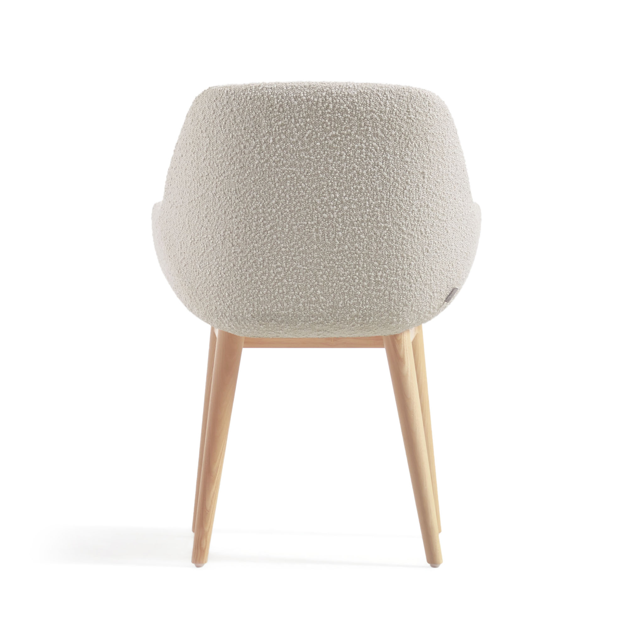 Konna Dining Chair White Boucle