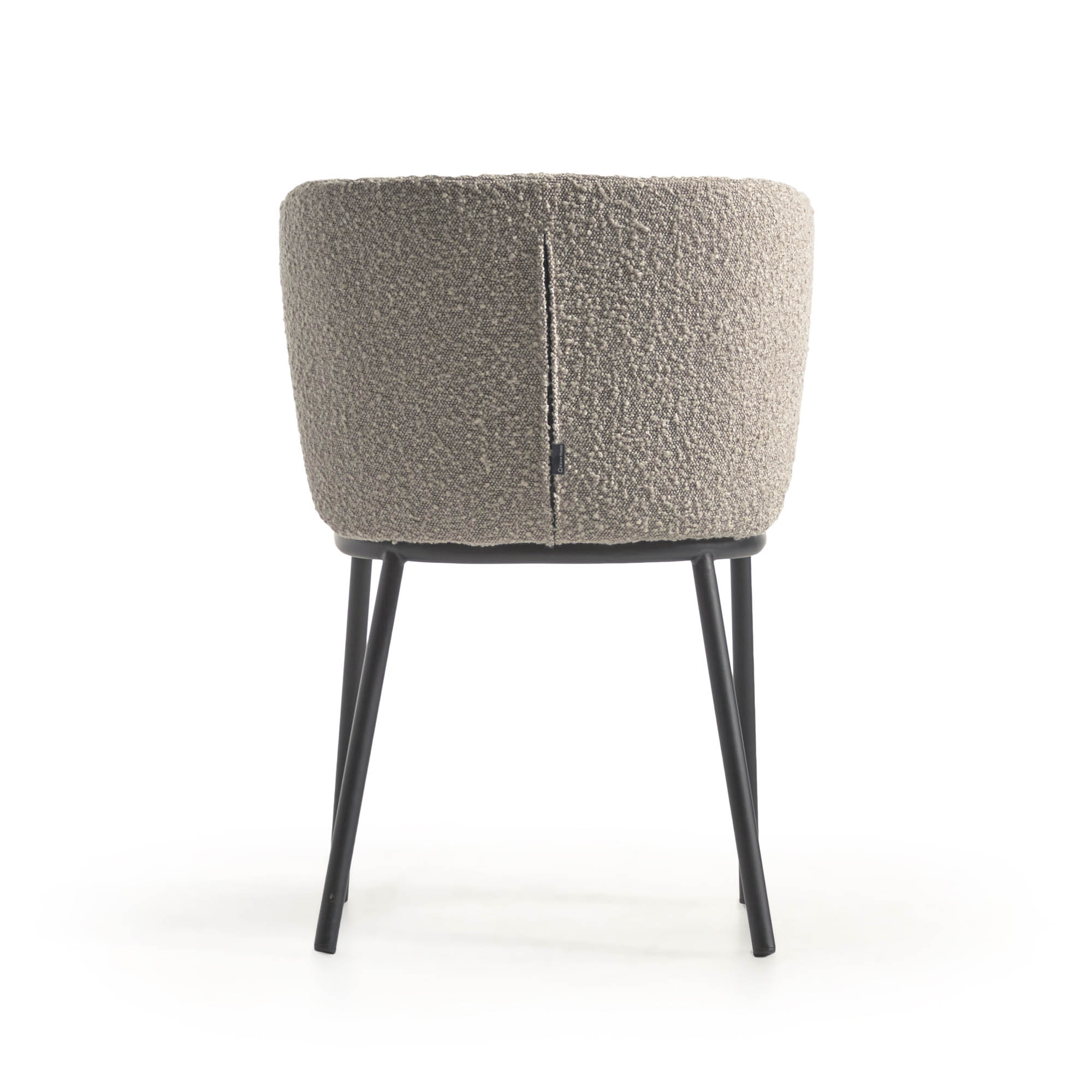 Ciselia Dining Chair Grey Boucle