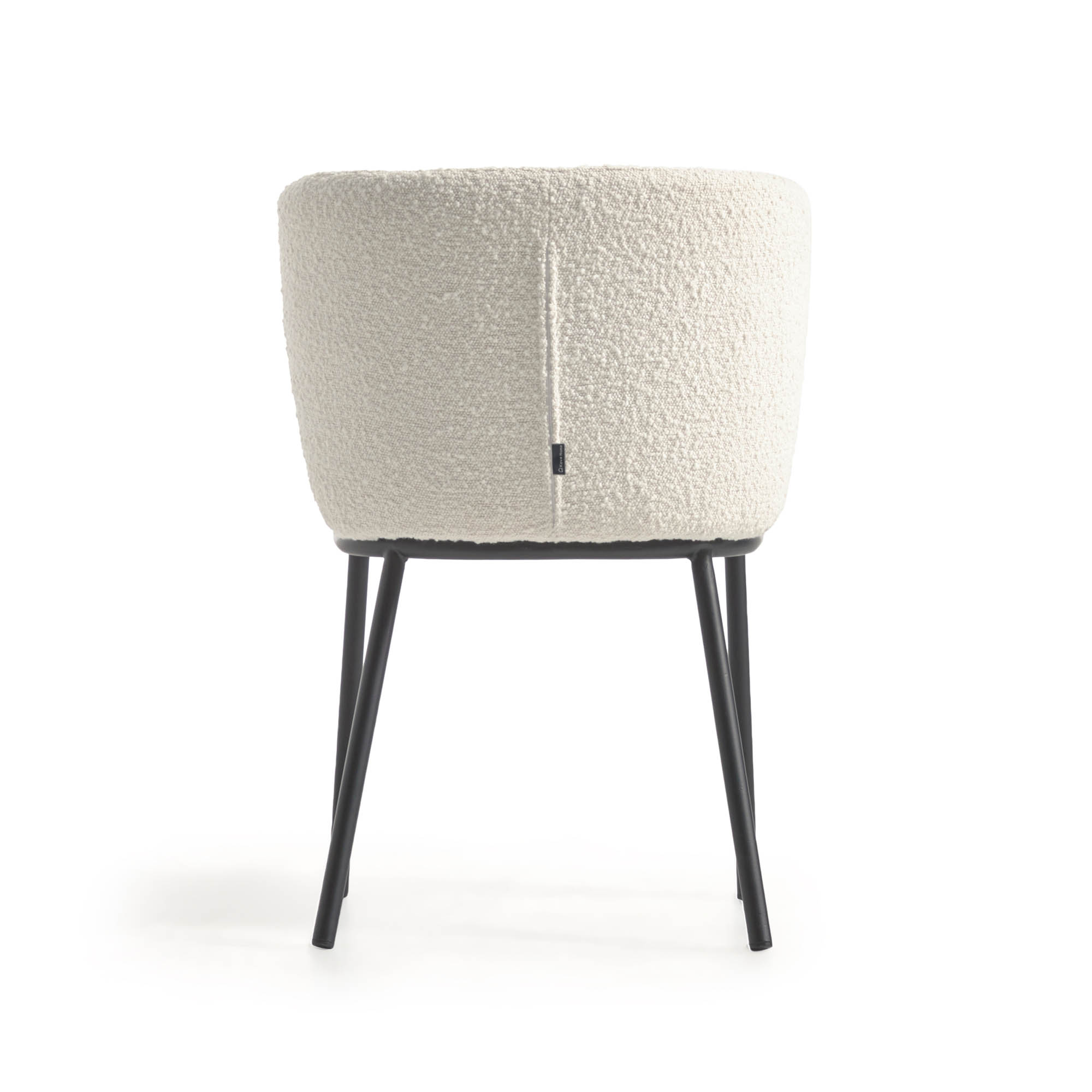 Ciselia Dining Chair White Boucle