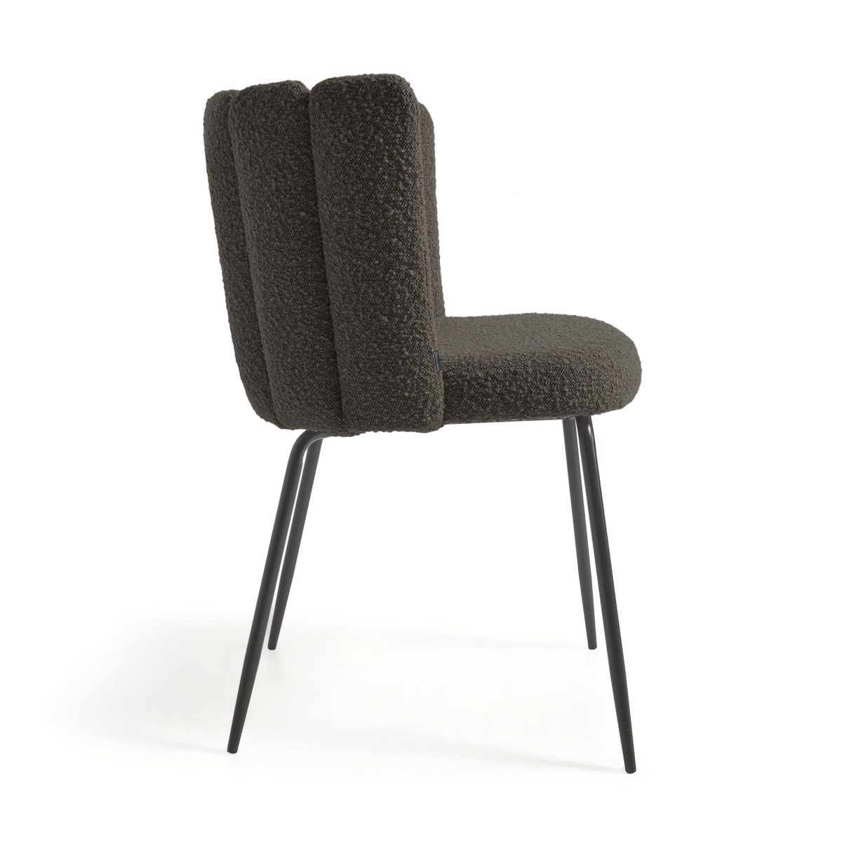 Aniela Dining Chair Black Boucle