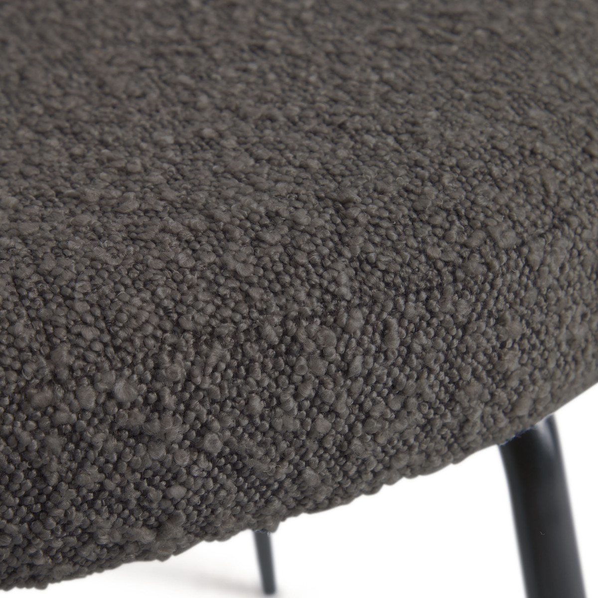 Aniela Dining Chair Black Boucle