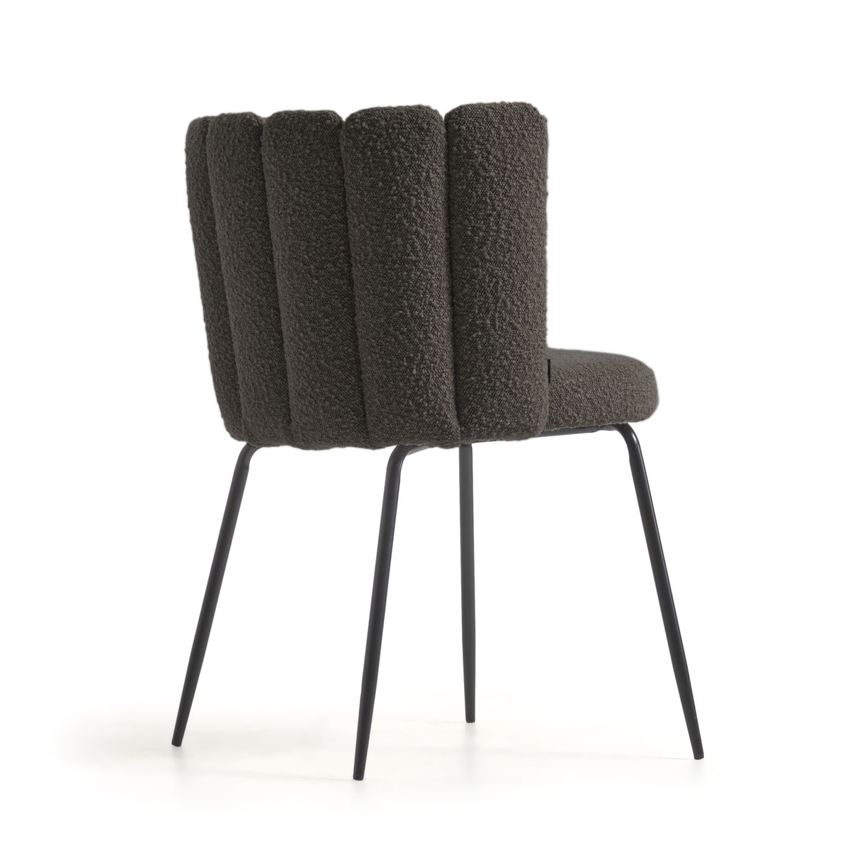 Aniela Dining Chair Black Boucle