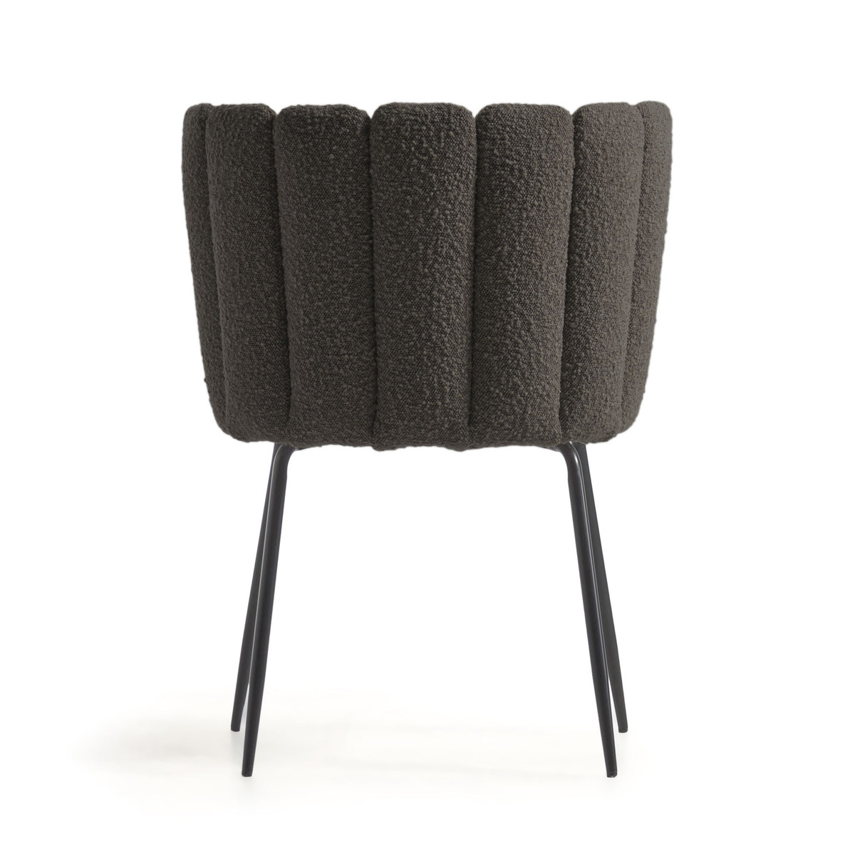 Aniela Dining Chair Black Boucle