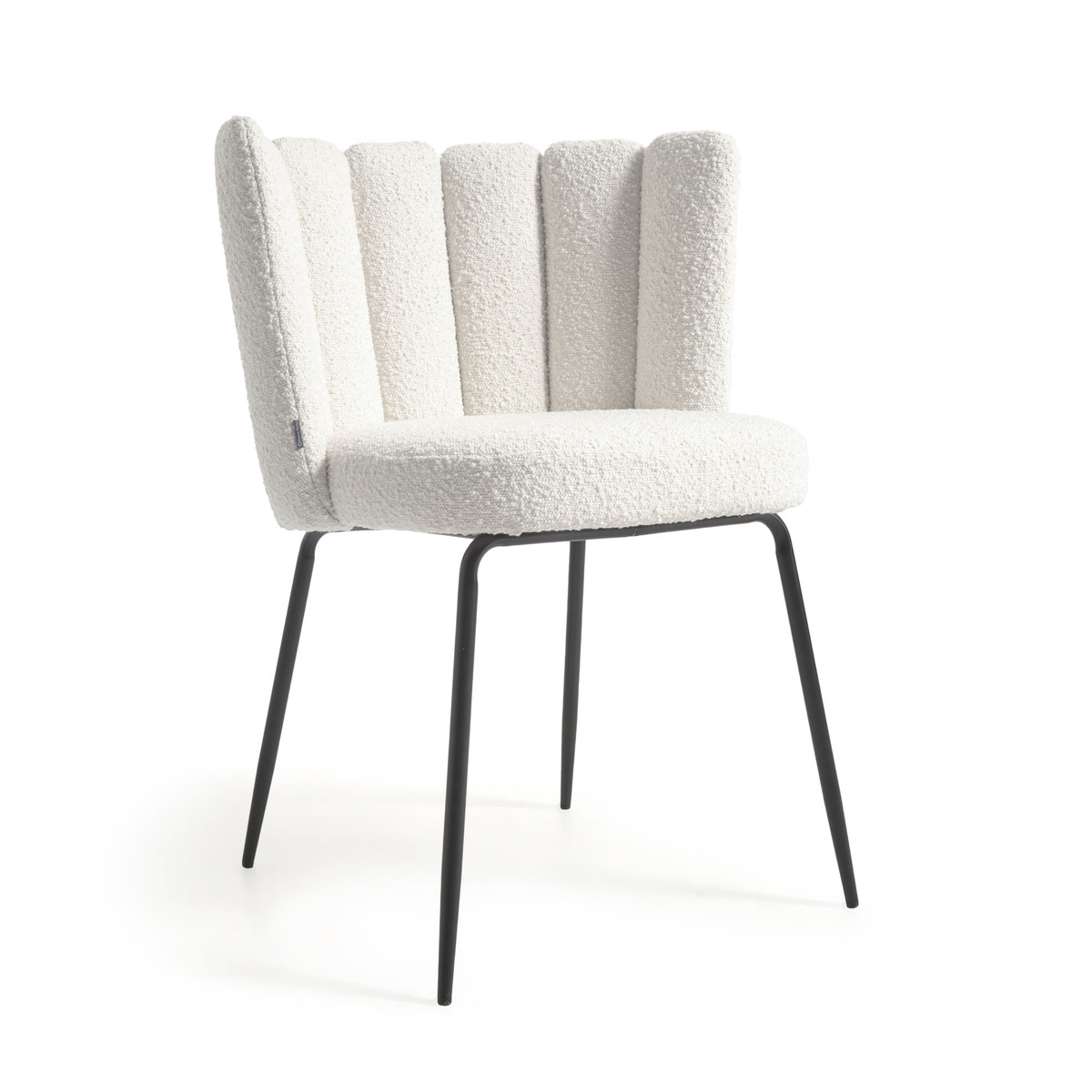 Aniela Dining Chair White Boucle