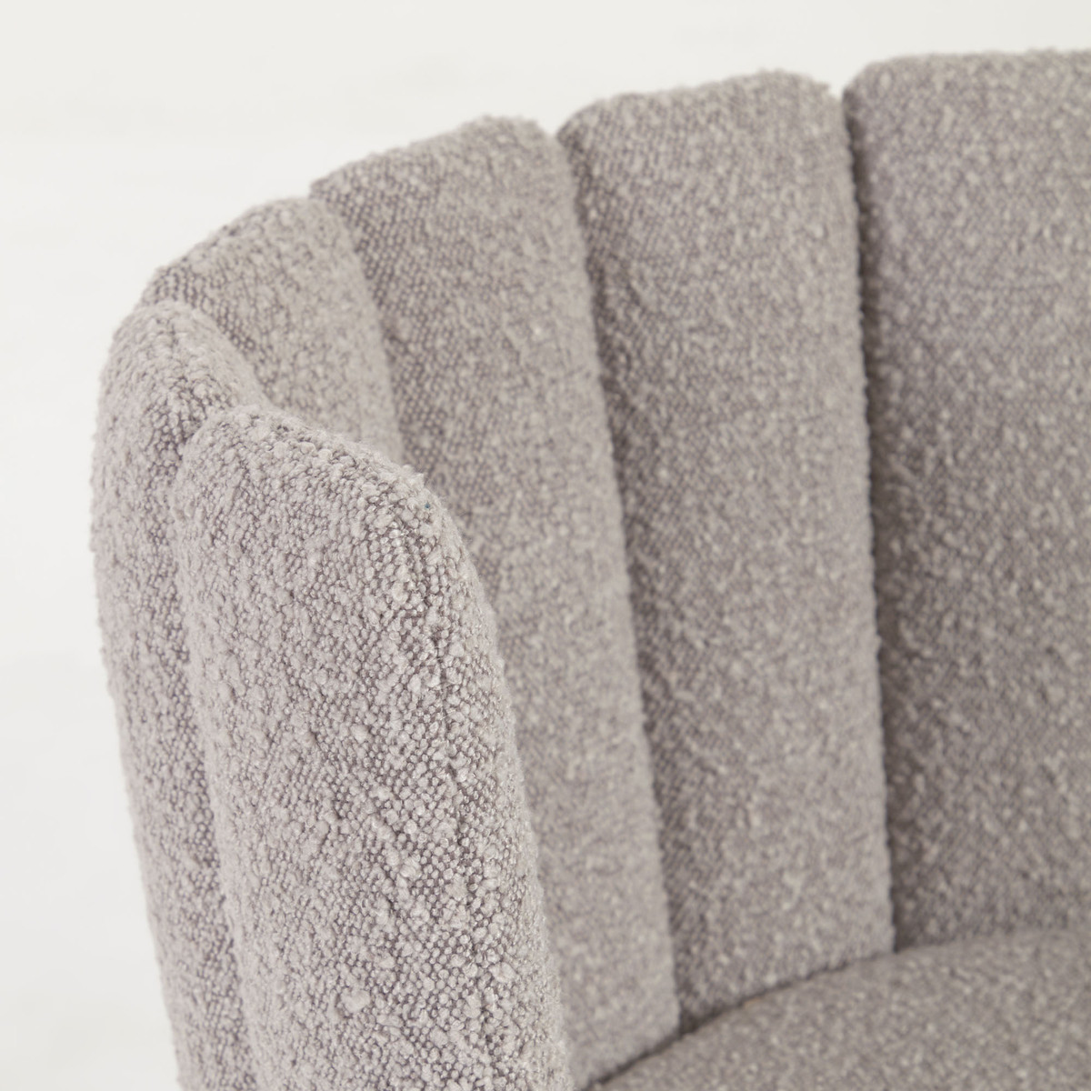 Aniela Dining Chair Grey Boucle