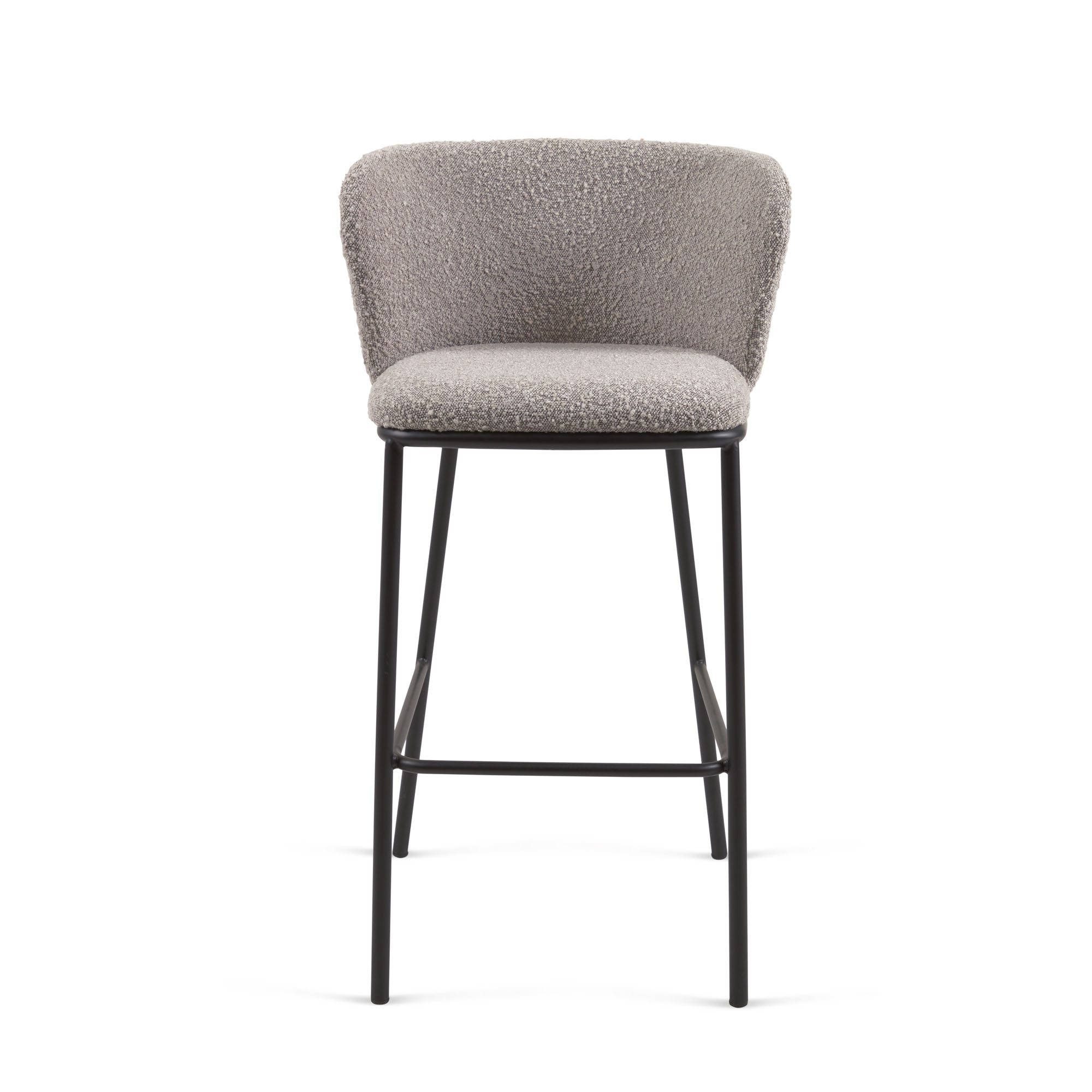 Ciselia Barstool Grey Boucle