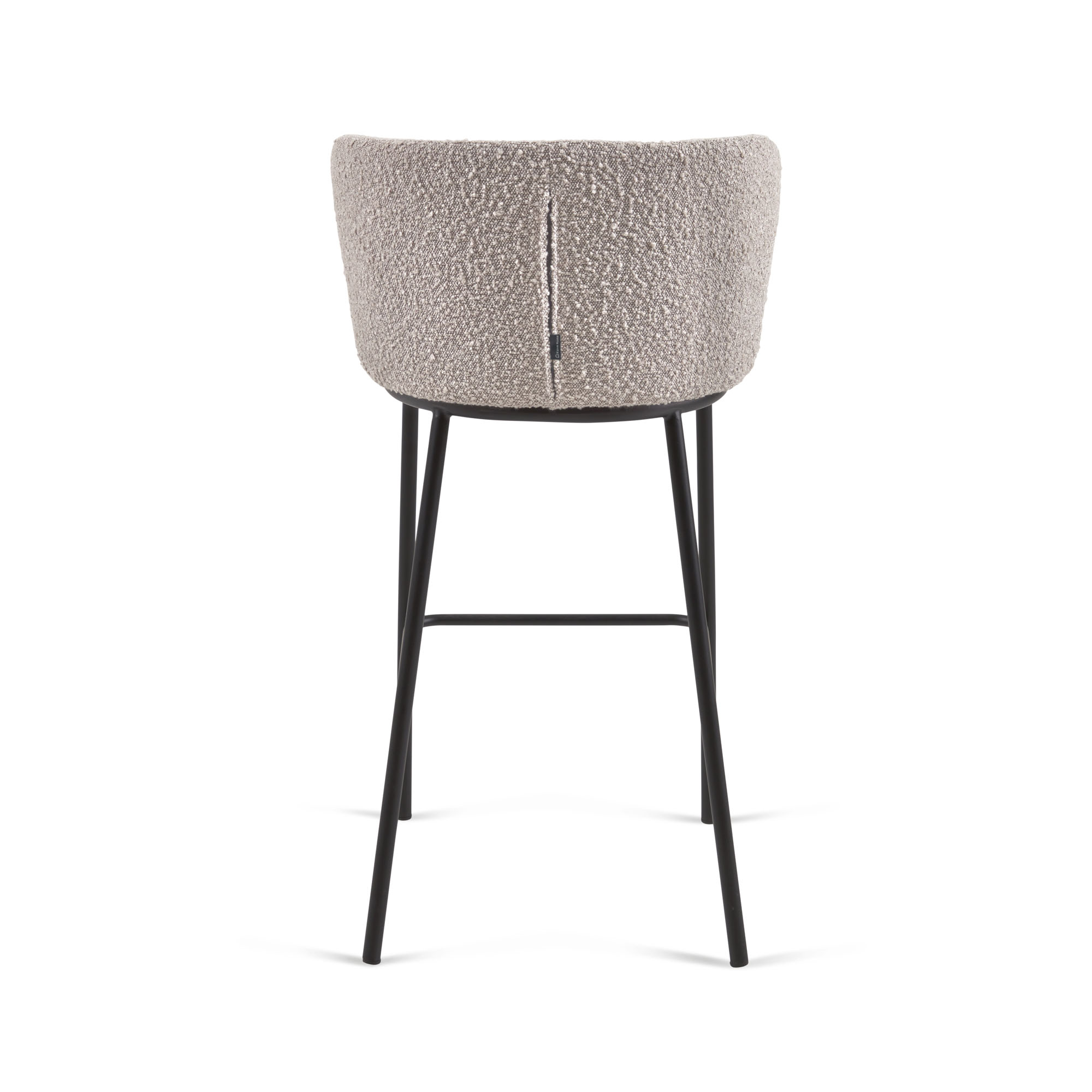 Ciselia Barstool Grey Boucle