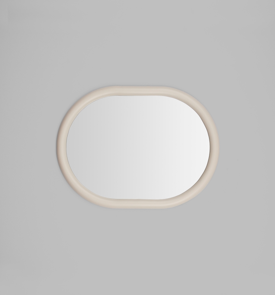 May Oval Mirror Nude