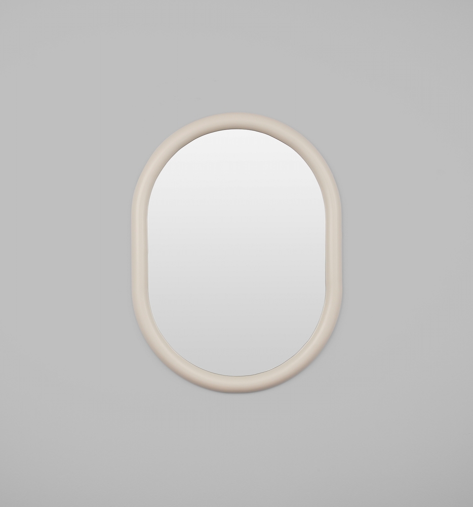 May Oval Mirror Nude