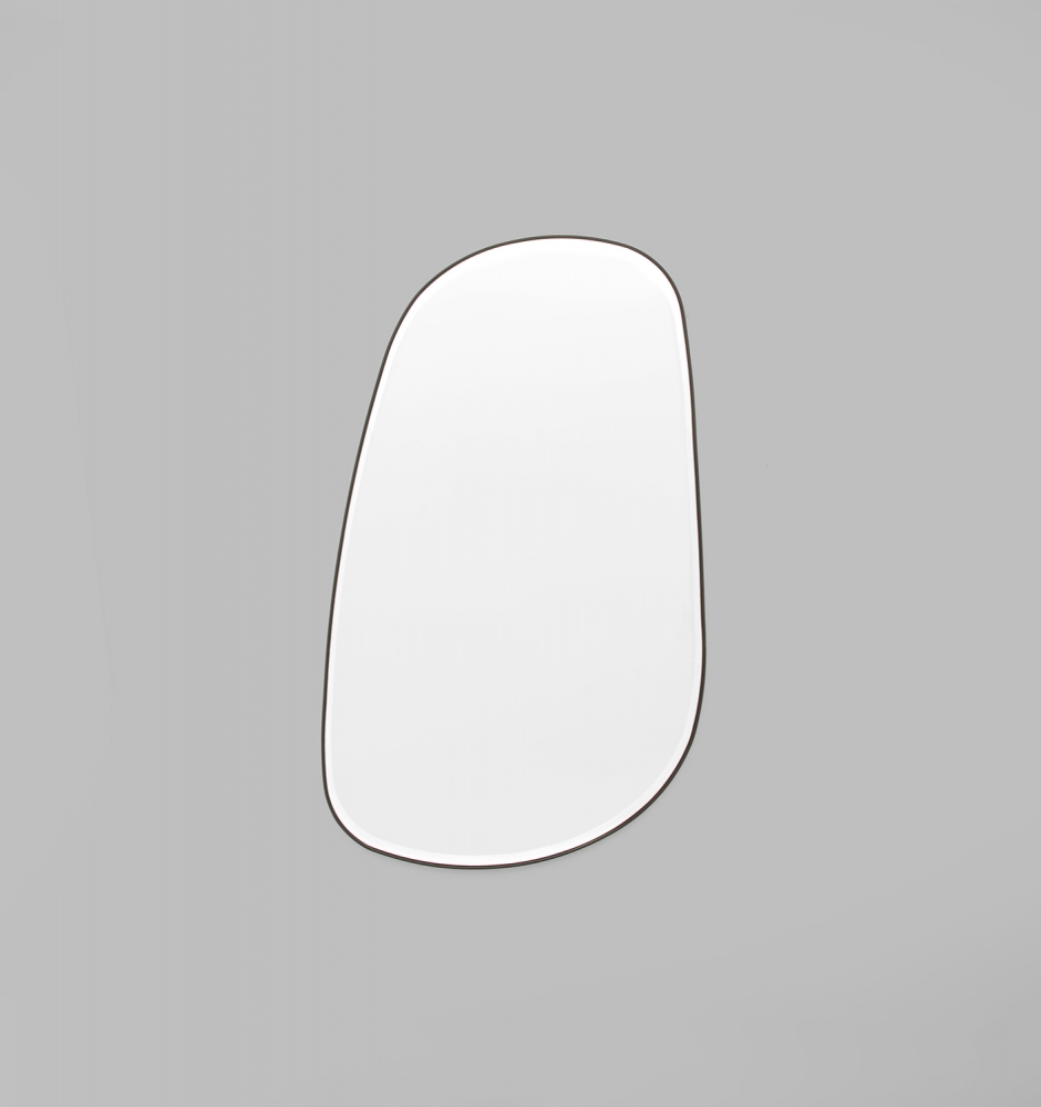 Pebble Mirror Black Large