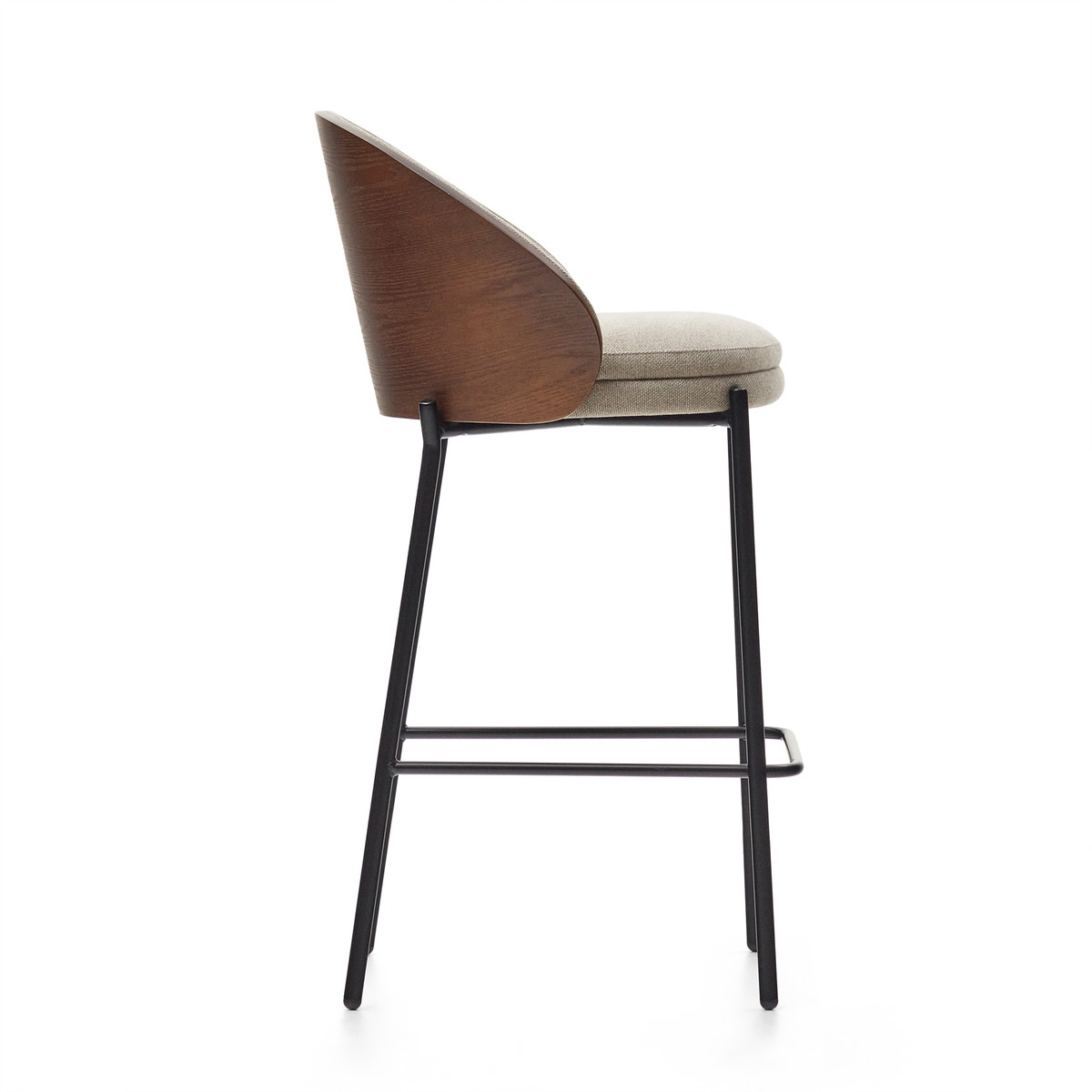 Eamy Light Brown Barstool