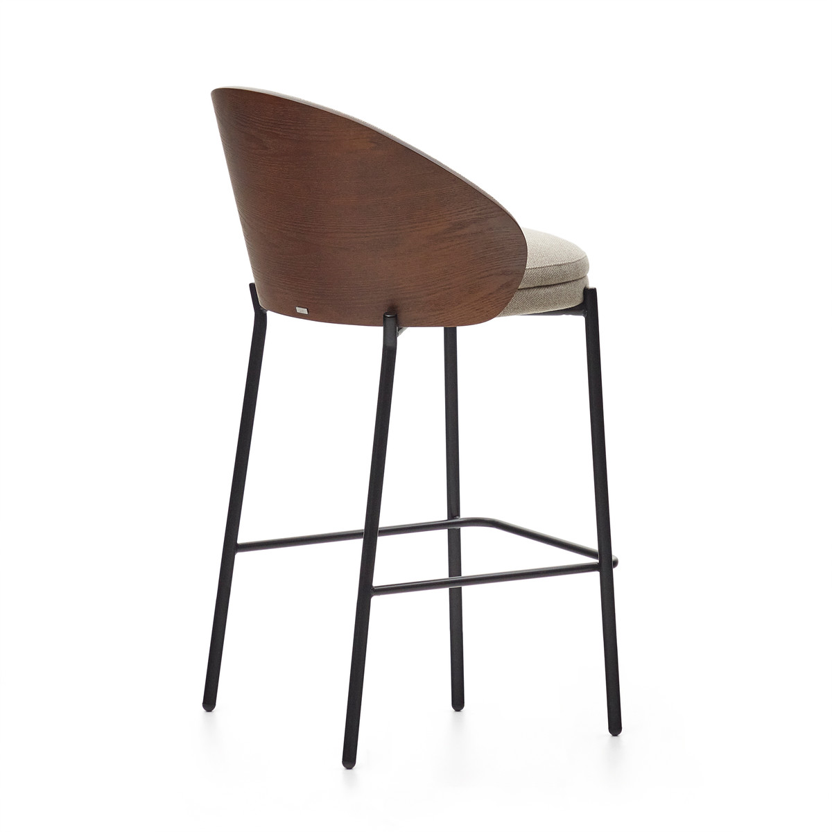 Eamy Light Brown Barstool