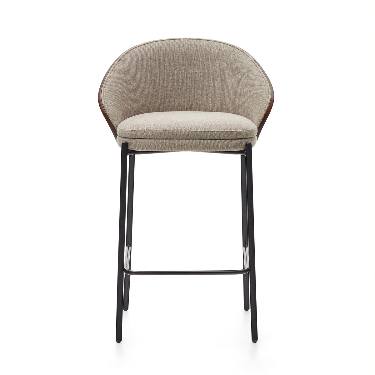 Eamy Light Brown Barstool