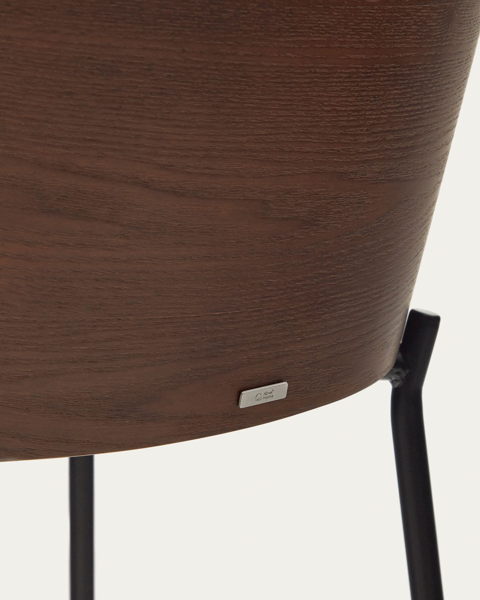 Eamy Light Brown Barstool