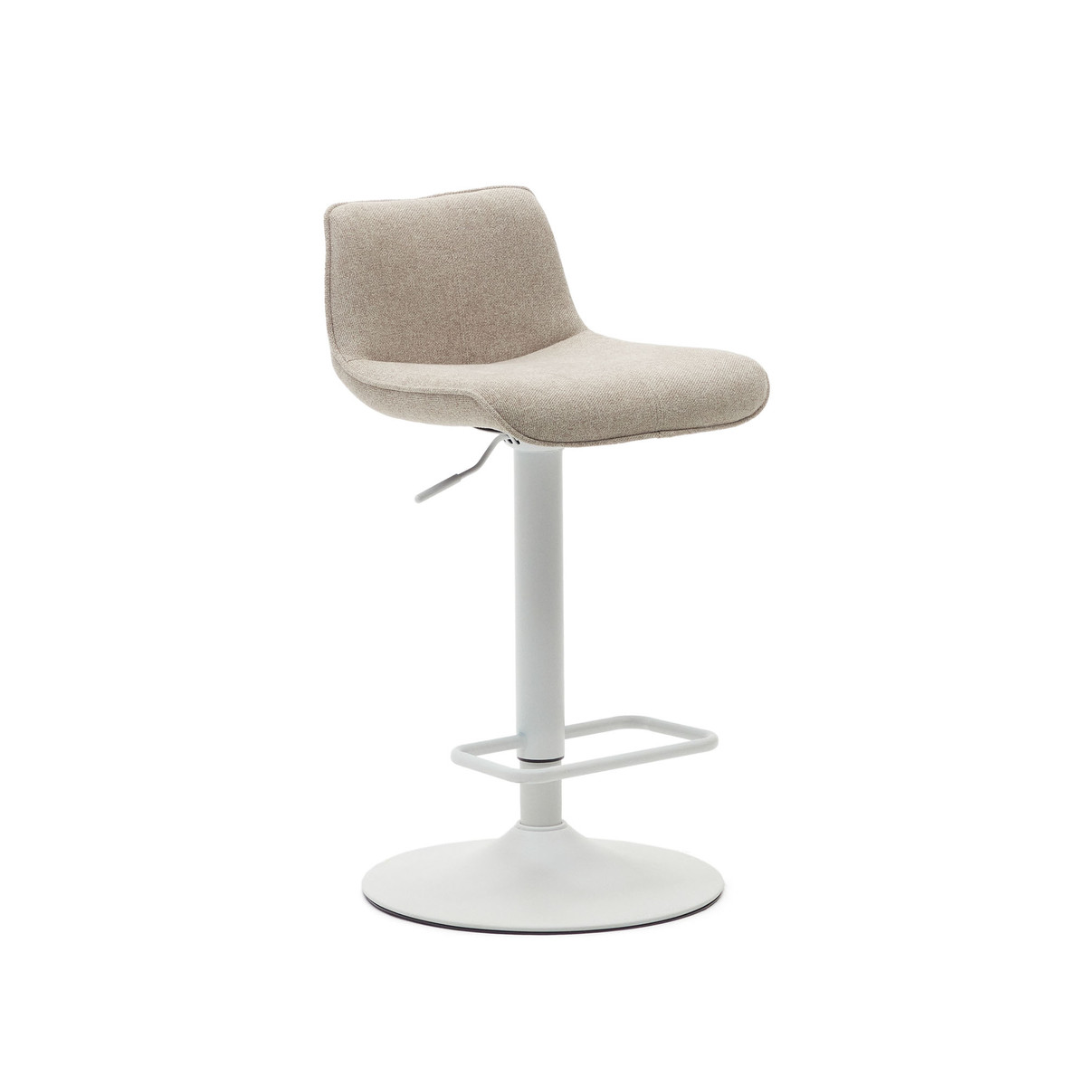 Zenda Barstool Beige/White
