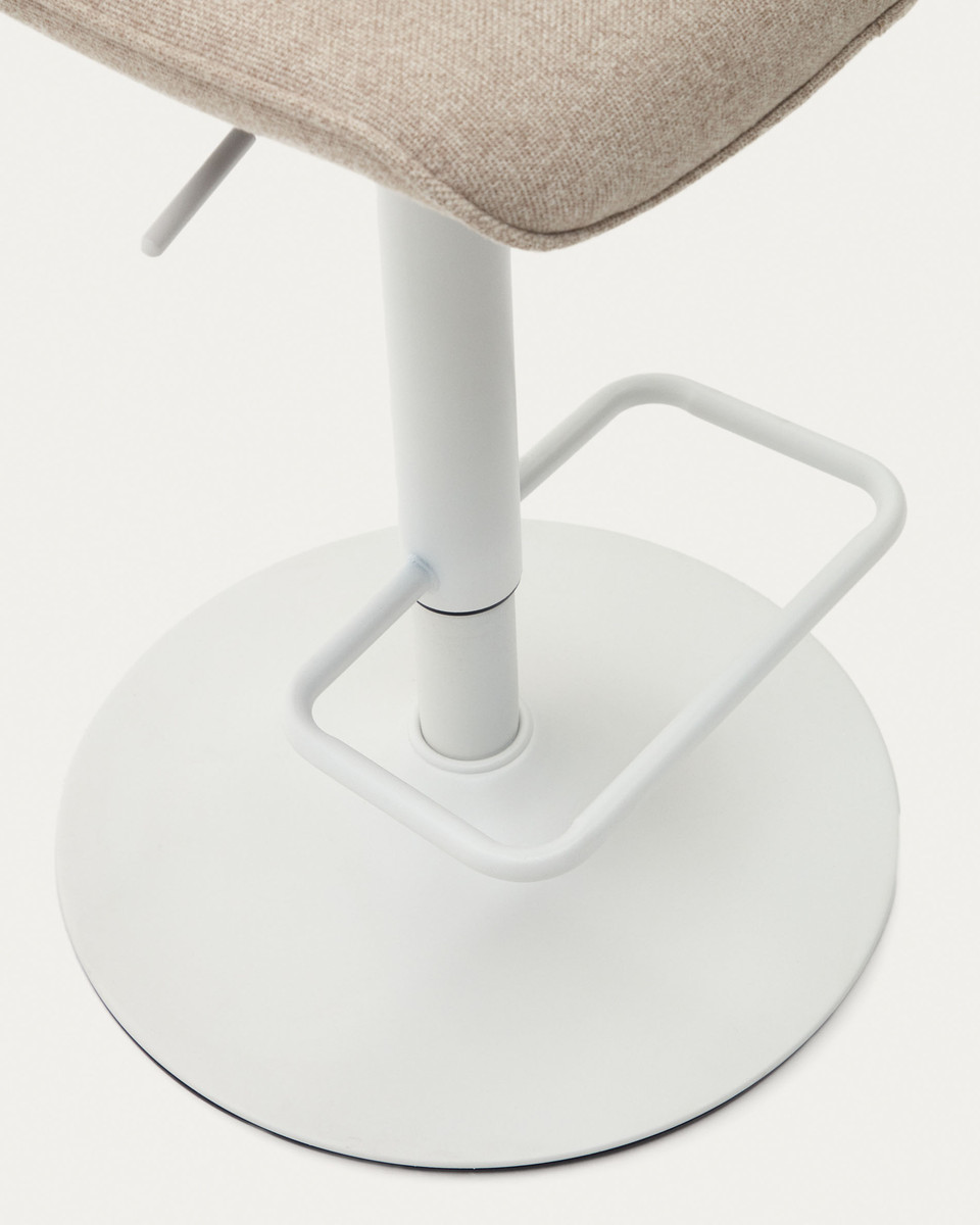 Zenda Barstool Beige/White