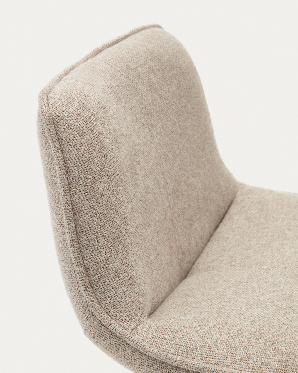Zenda Barstool Beige/White