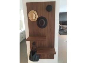 Custom Wall Hung Coat & Bag Rack Custom Wall Hung Coat & Bag Rack