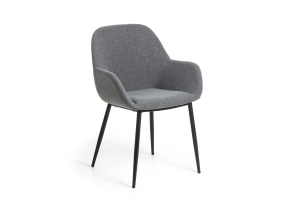 Konna Dining Chair Dark Grey Konna Dining Chair Dark Grey
