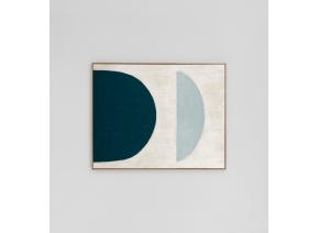 Sculpture Blue Framed Painting Sculpture Blue Framed Painting